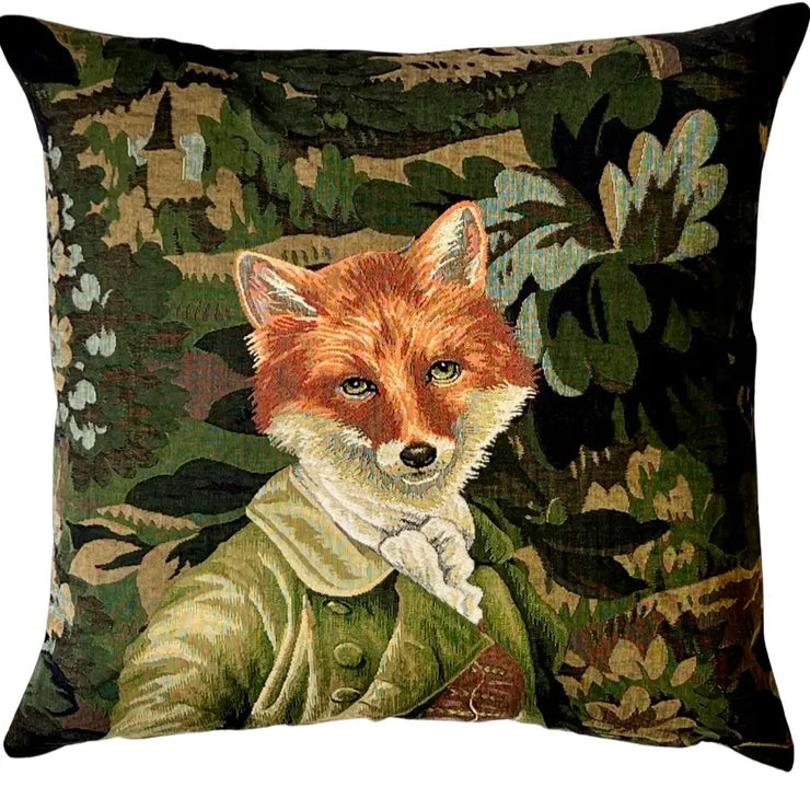 Forest Fox Throw Pillow