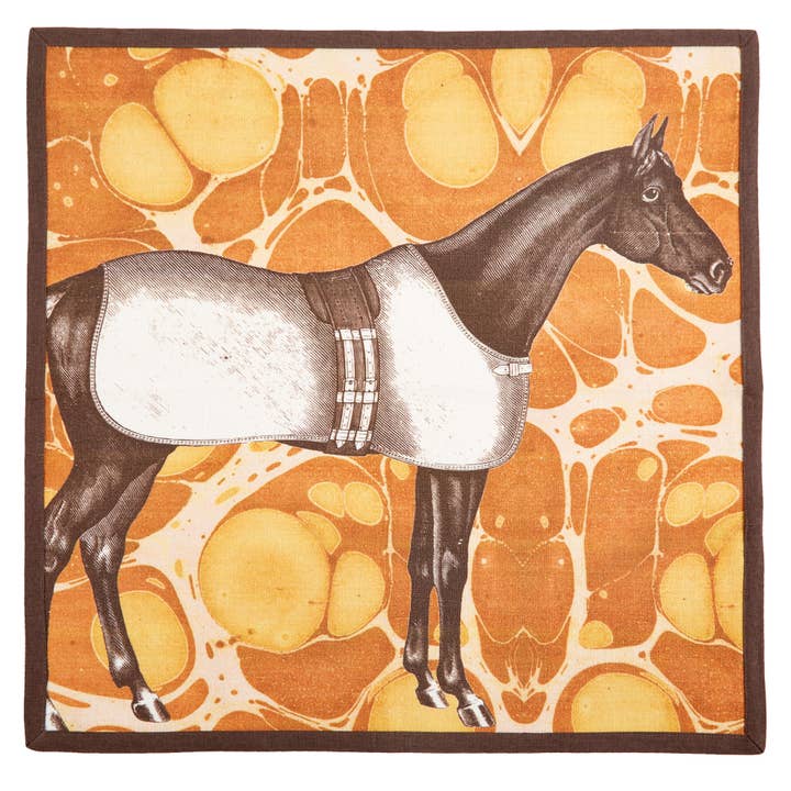 Equus Linen Napkins - Set of 4 - Horse Country Trading Company