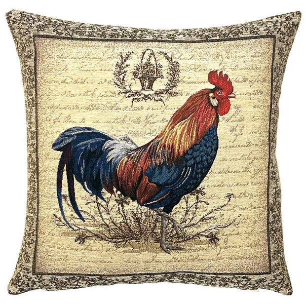 Rooster Throw Pillow - Horse Country Trading Company