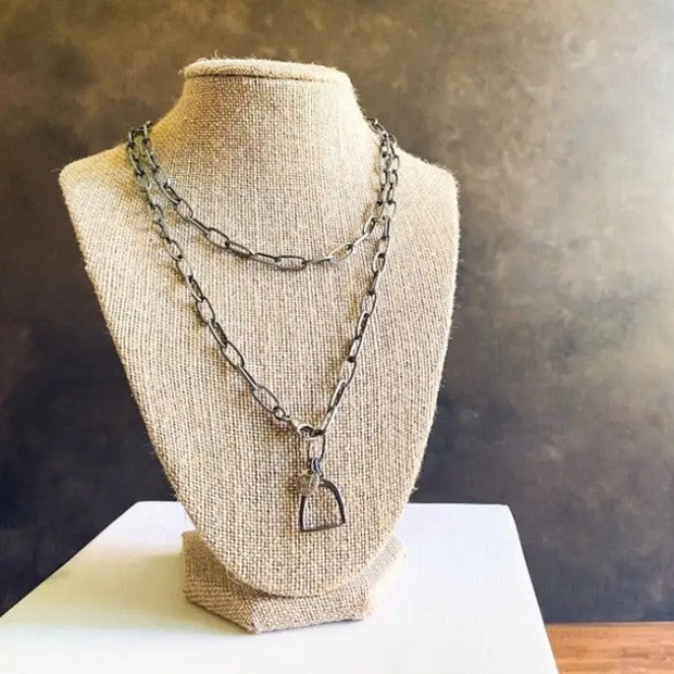 Derby Stirrup Necklace