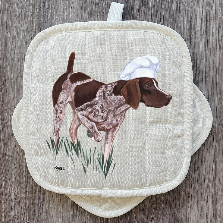 German Shorthaired Pointer Hot Paws Pot Holder Set