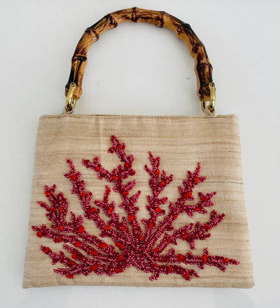 Tiana Red Coral Handbag - Horse Country Trading Company