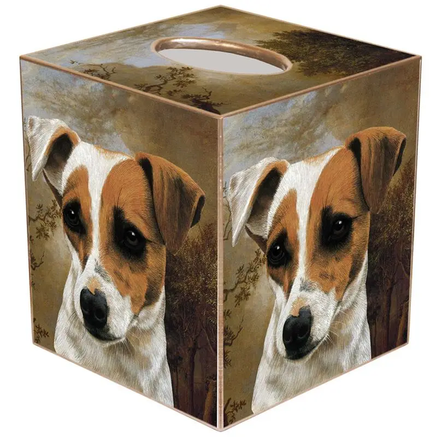 Jack Russell Tissue Box Cover