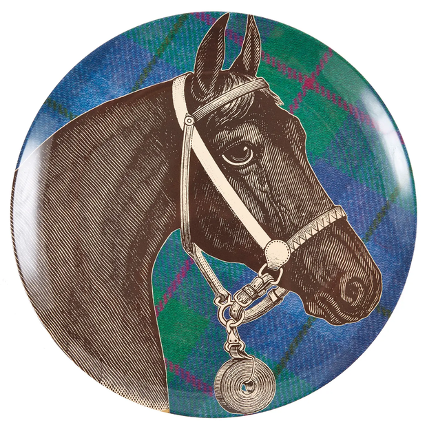 Equus Tweed Round Platter