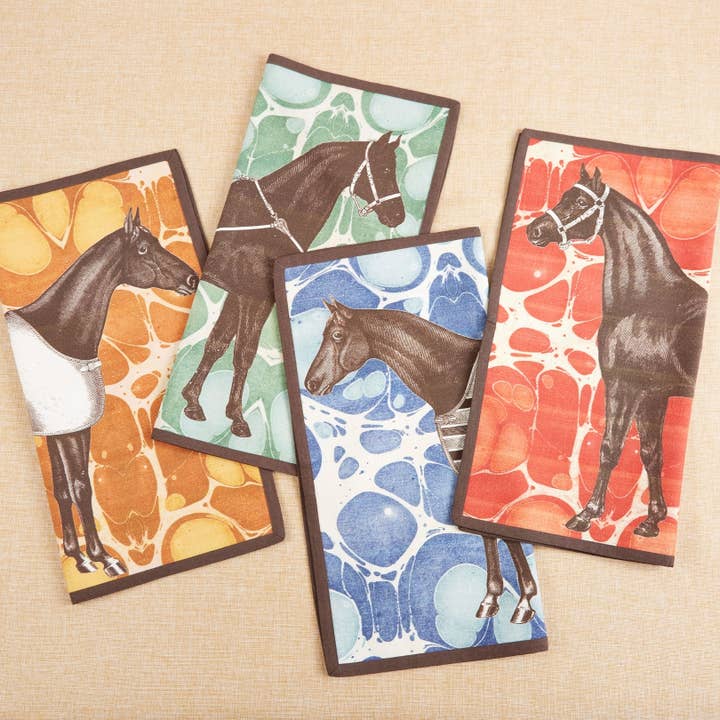 Equus Linen Napkins - Set of 4 - Horse Country Trading Company