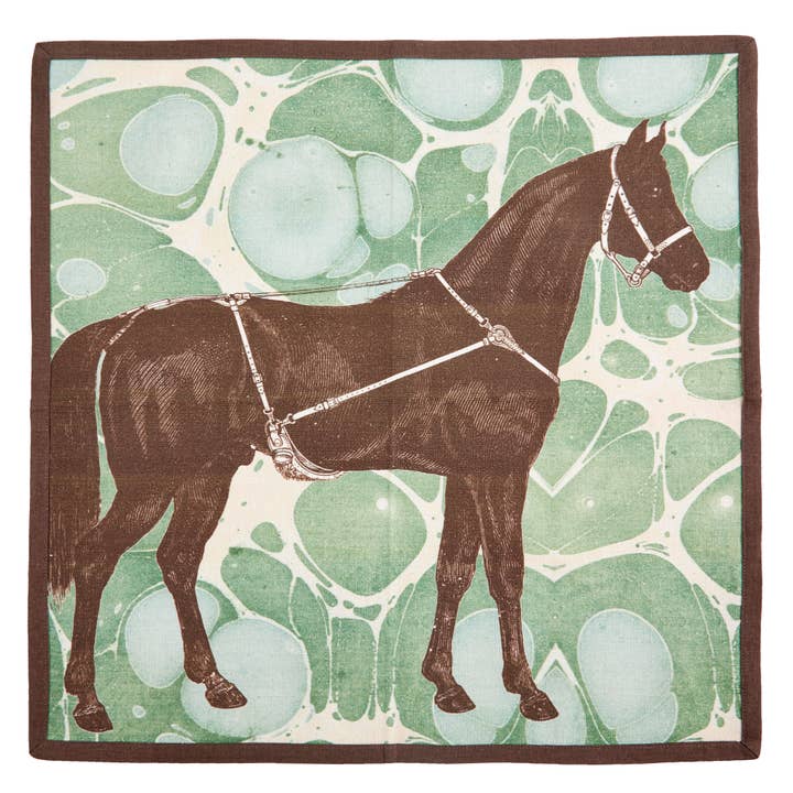 Equus Linen Napkins - Set of 4 - Horse Country Trading Company