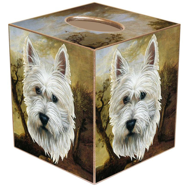 Westie Tissue Box Cover - Horse Country Trading Company