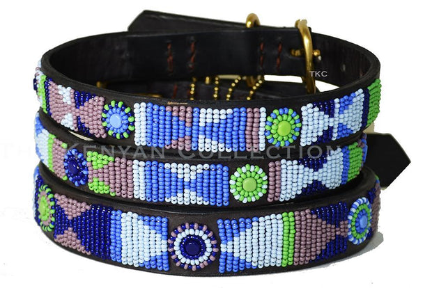 "Passion Flower" Belt Wide Width - Horse Country Trading Company