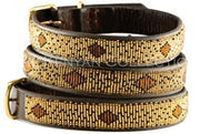 "Cheetah" Beaded Dog Collar - Horse Country Trading Company