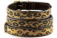 "Leopard" Beaded Dog Collar - Horse Country Trading Company