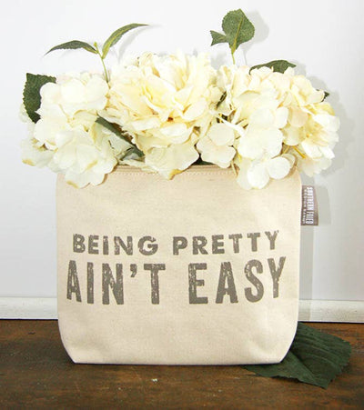 Being Pretty Ain't Easy Zipper Pouch - Horse Country Trading Company