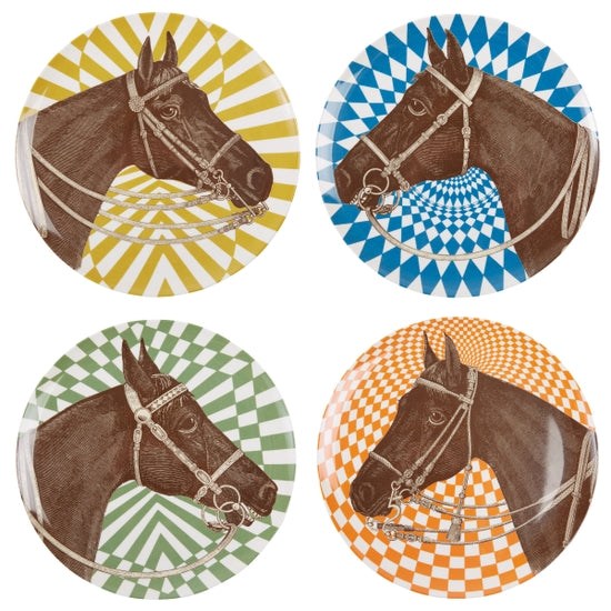 Equus Side Plates - Set of 4 - Horse Country Trading Company