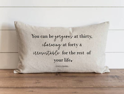 You Can Be Gorgeous Pillow - Horse Country Trading Company