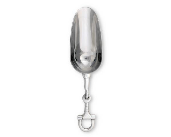 Equestrian Horse Bit Pewter Handle Ice Scoop - Horse Country Trading Company