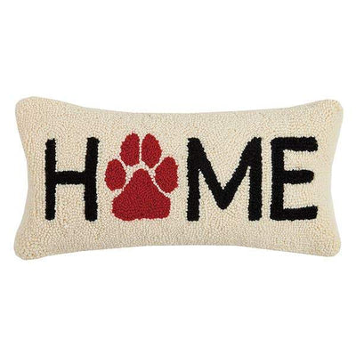 Home Paw Print Hook Pillow - Horse Country Trading Company