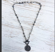 Reversible Bee Necklace - Horse Country Trading Company