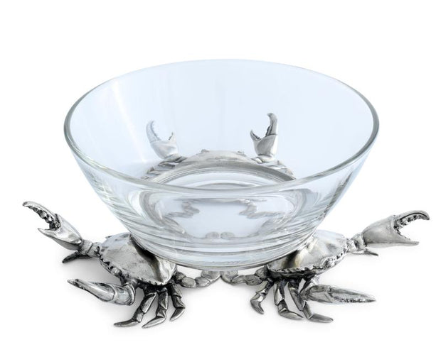 Crab Glass Dip Bowl - Horse Country Trading Company