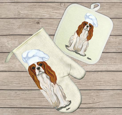 Cavalier King Charles Spaniel Blenheim Hot Paws Pot Holder - Horse Country Trading Company