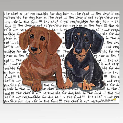 Dachshund Pair Cutting Board - Horse Country Trading Company