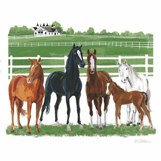 Horse Country Beverage Napkins - Horse Country Trading Company