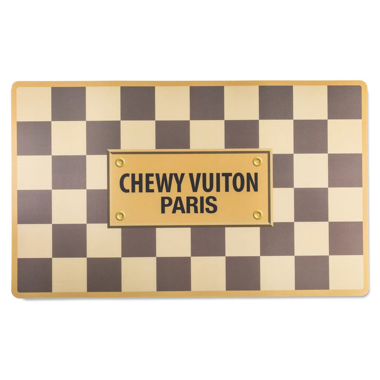 Checker Chewy Vuiton Placemat - Horse Country Trading Company