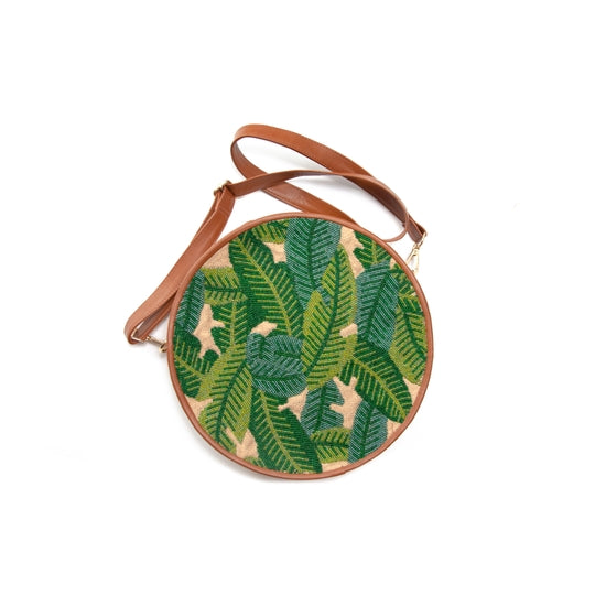 Round Palm Handbag with Strap - Horse Country Trading Company