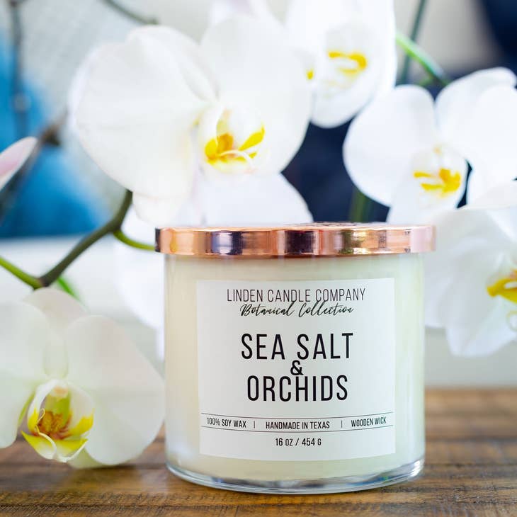 Sea Salt & Orchids Candle - Horse Country Trading Company