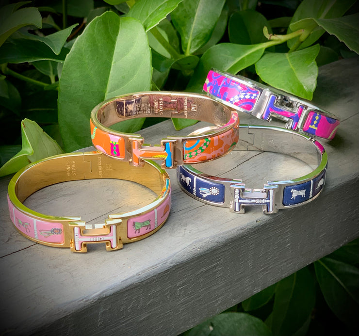 Hermes h clasp bracelet Clearance