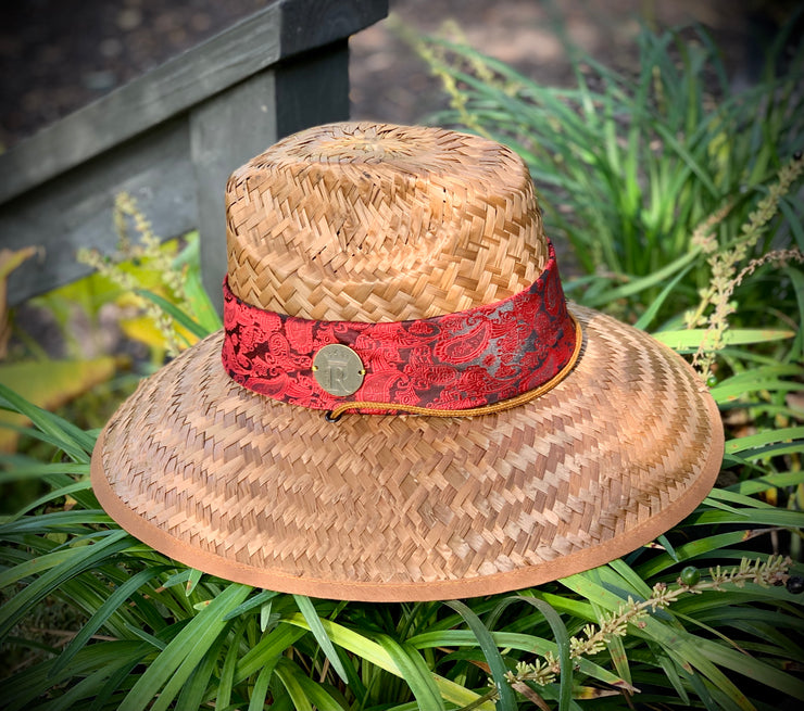 Riata “Red Paisley” Original Designer Hat - Horse Country Trading Company