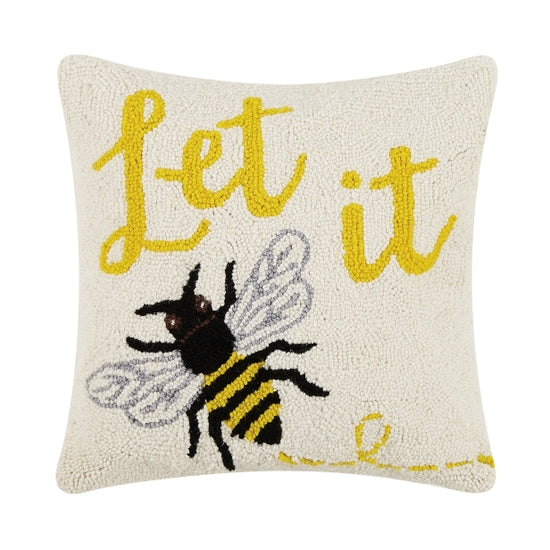 Let It Bee Hook Pillow - Horse Country Trading Company