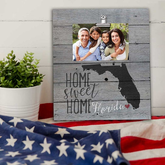 Florida Home Sweet Home Clip Picture Frame | Horse Country Trading Company