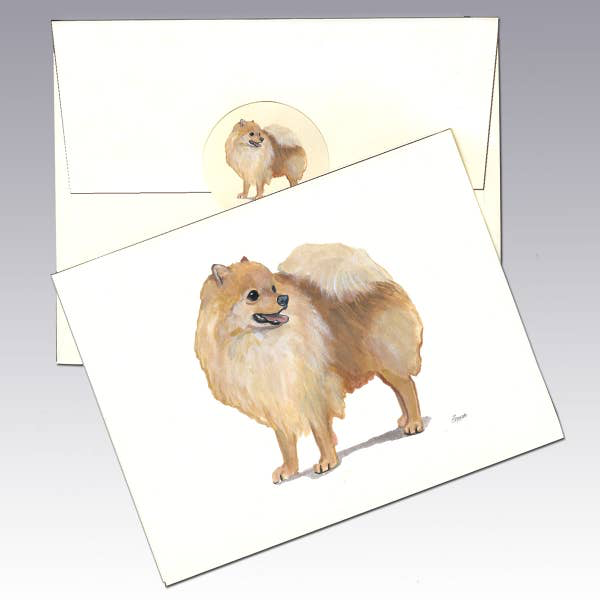 Pomeranian Note Cards - Horse Country Trading Company