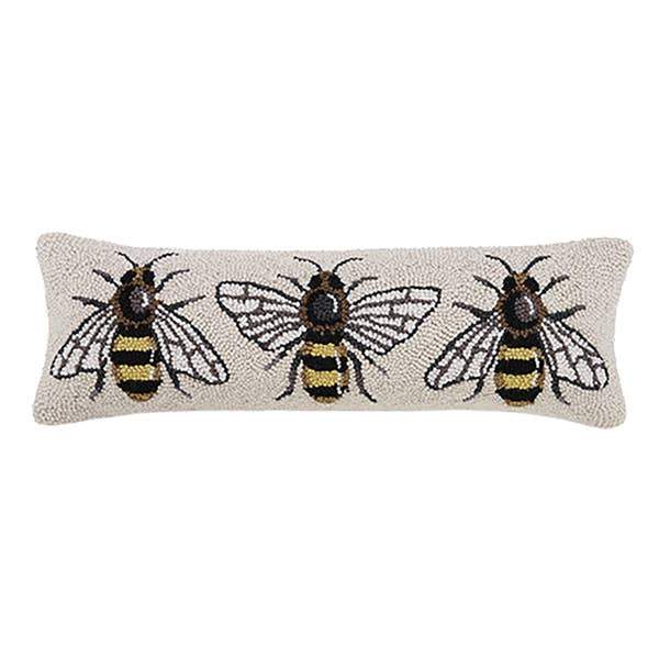 Bee Lumbar Hook Pillow - Horse Country Trading Company