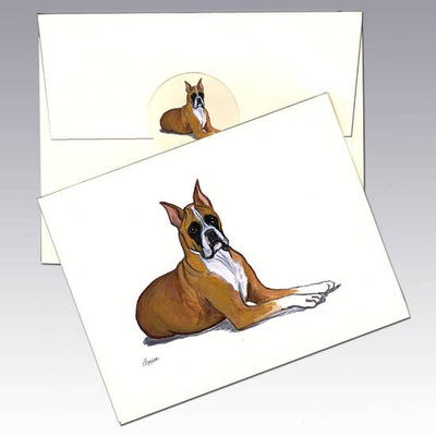 Boxer Note Cards - Horse Country Trading Company