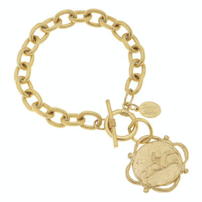 Gold Equestrian Bracelet - Horse Country Trading Company