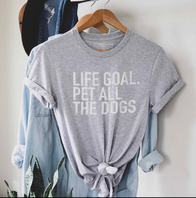 Pet All The Dogs Tee - Horse Country Trading Company